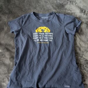 Life is Good Dog Graphic T-Shirt